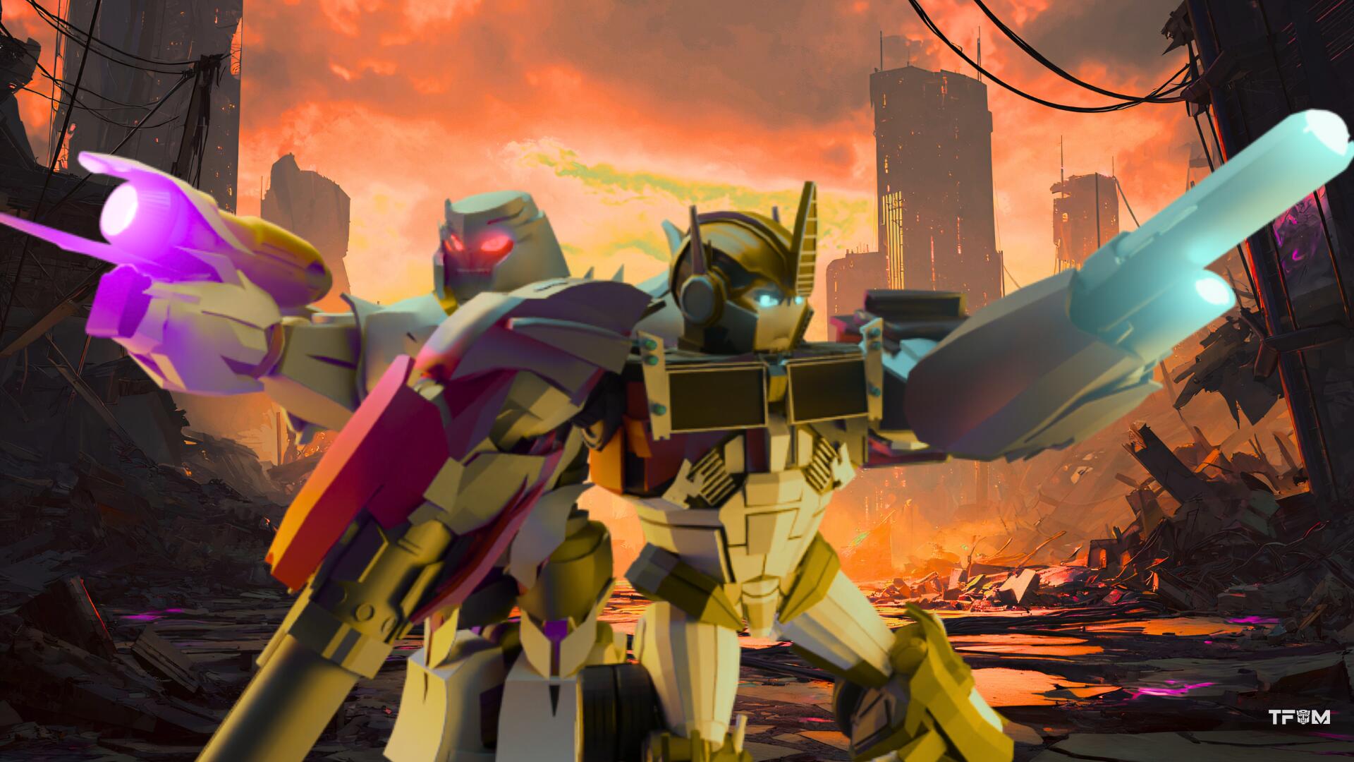Discovery splash banner for Transformers: Multiverse Discord server