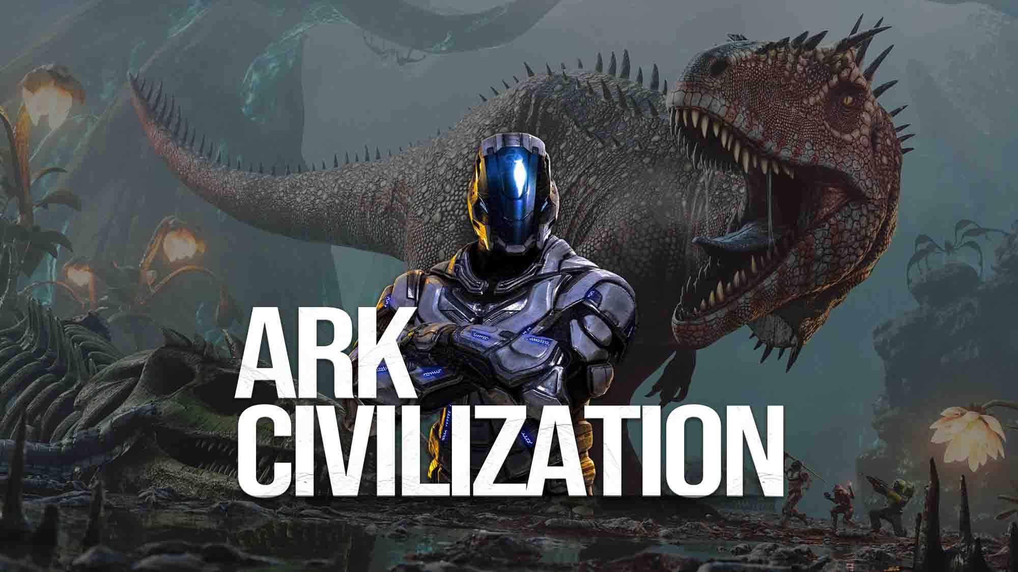 Discovery splash banner for Ark Civilization PvE Discord server