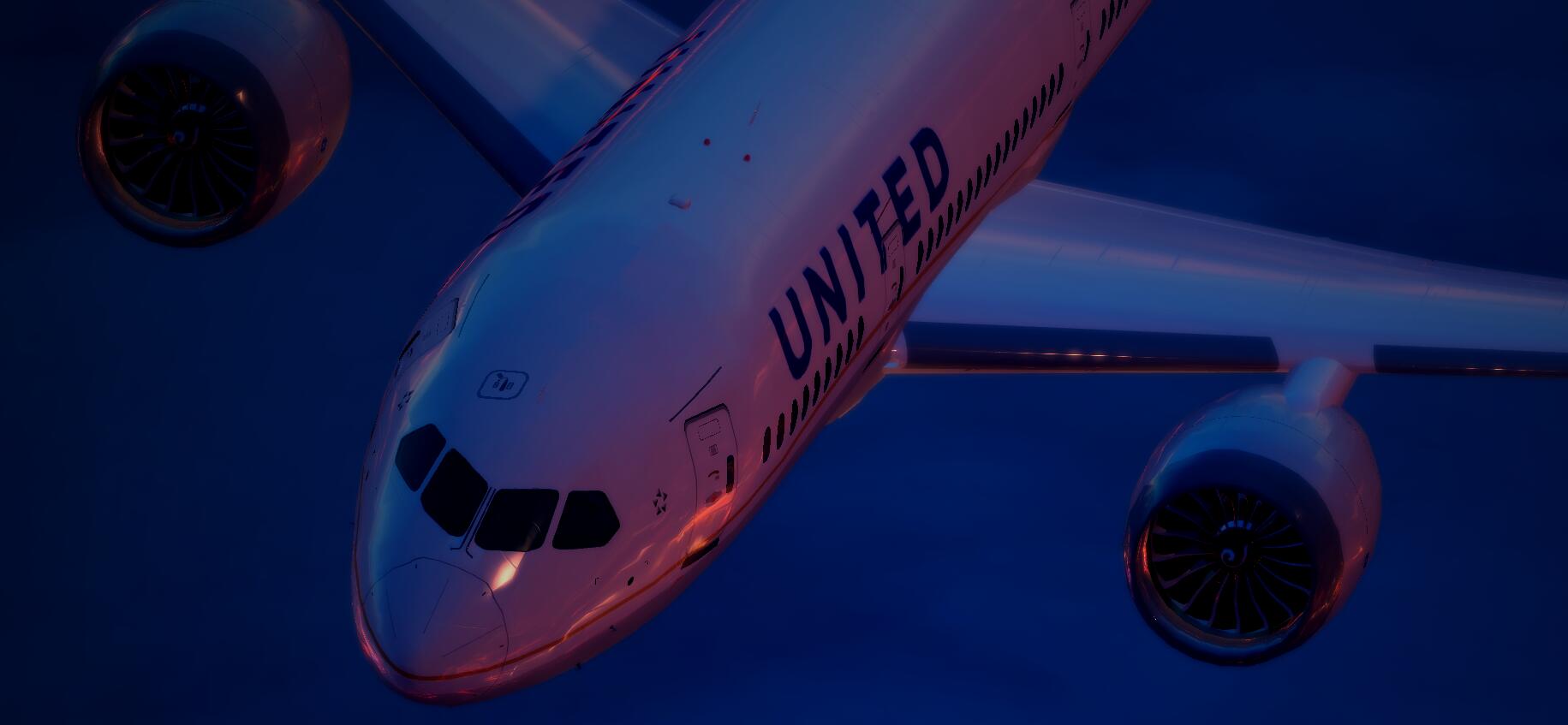 Discovery splash banner for United Airlines Discord server