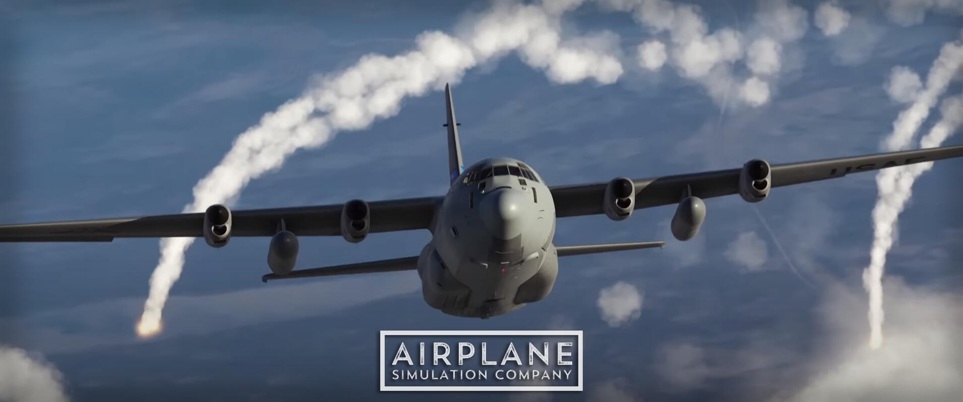 Discovery splash banner for Airplane Simulation Company Discord server