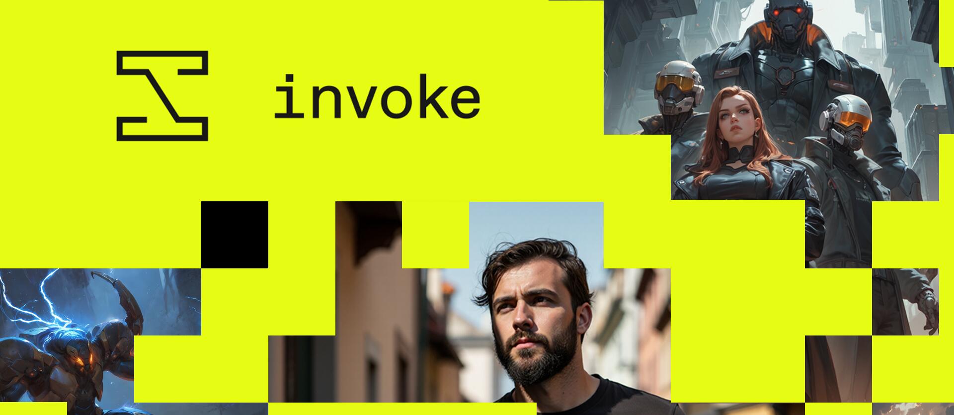 Discovery splash banner for Invoke Discord server