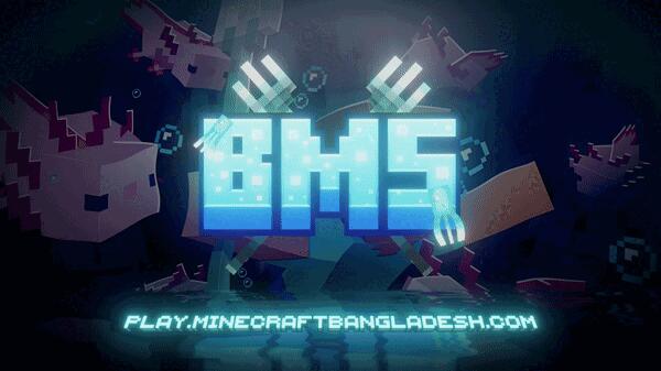Discovery splash banner for Bangladeshi Minecraft Society | BMS Discord server