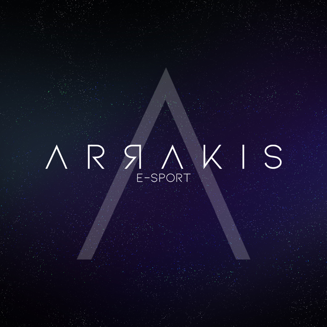 Discovery splash banner for Arrakis E-Sport Discord server