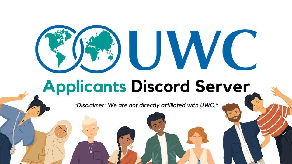 Discovery splash banner for UWC Applicants Discord server