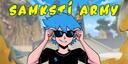 Discovery splash banner for SAMKSTI ARMY Discord server