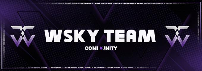 Discovery splash banner for ✯ 𝐖𝐒𝐊𝐘 𝐓𝐄𝐀𝐌 ✧ Discord server