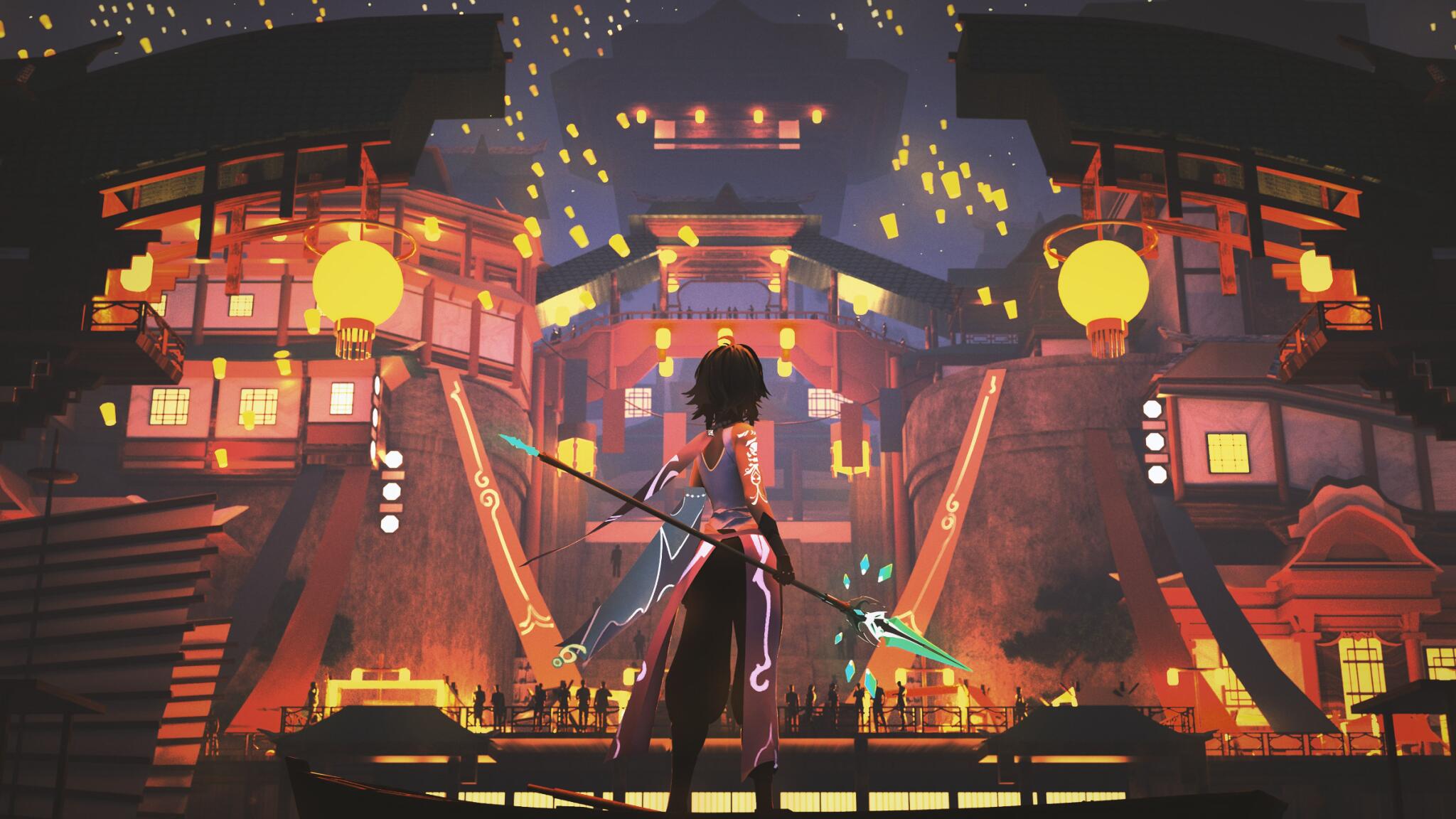 Discovery splash banner for 🏮 Freaky Harbor Discord server
