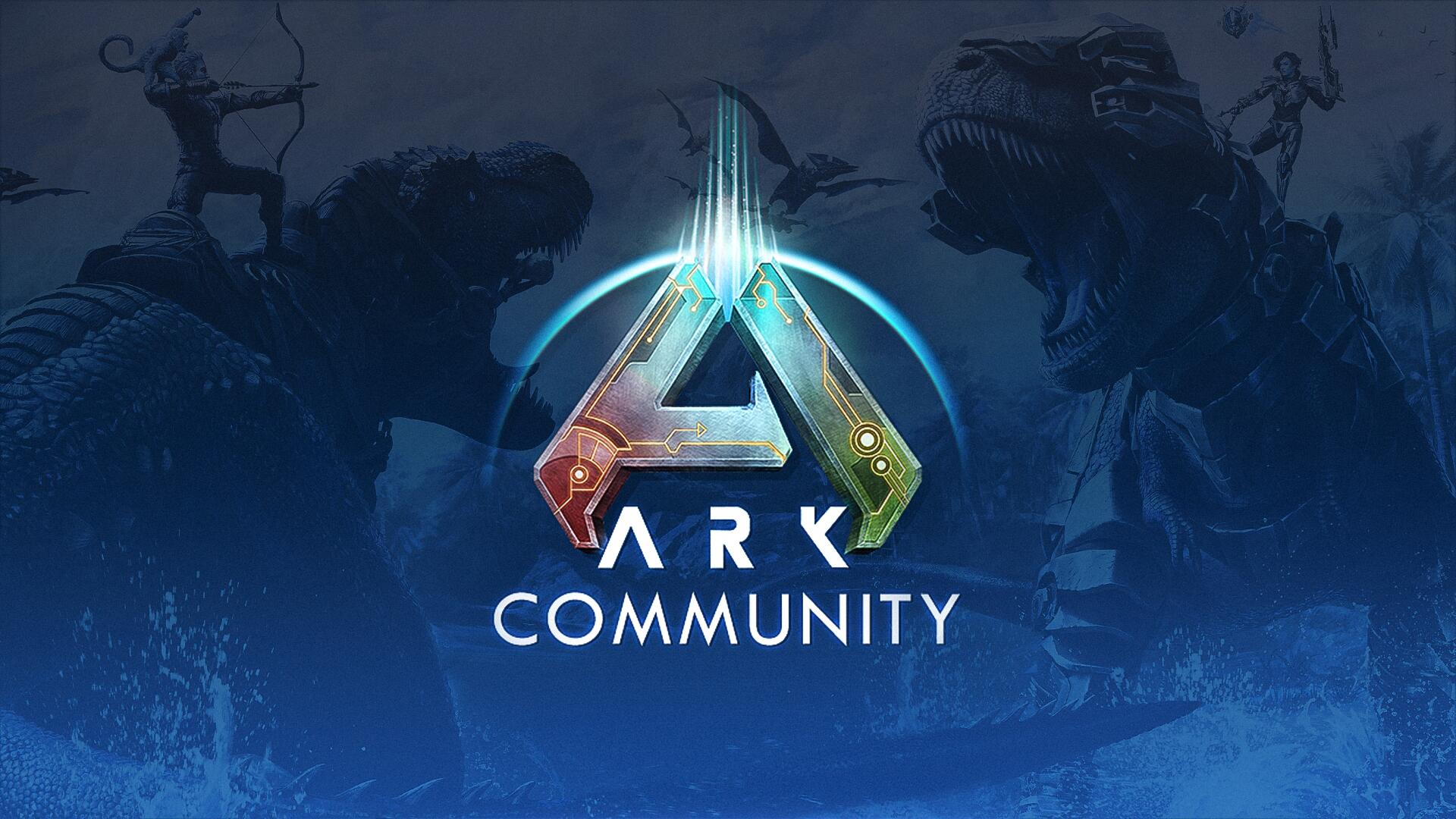 Discovery splash banner for ARK: Ascended Community Discord server
