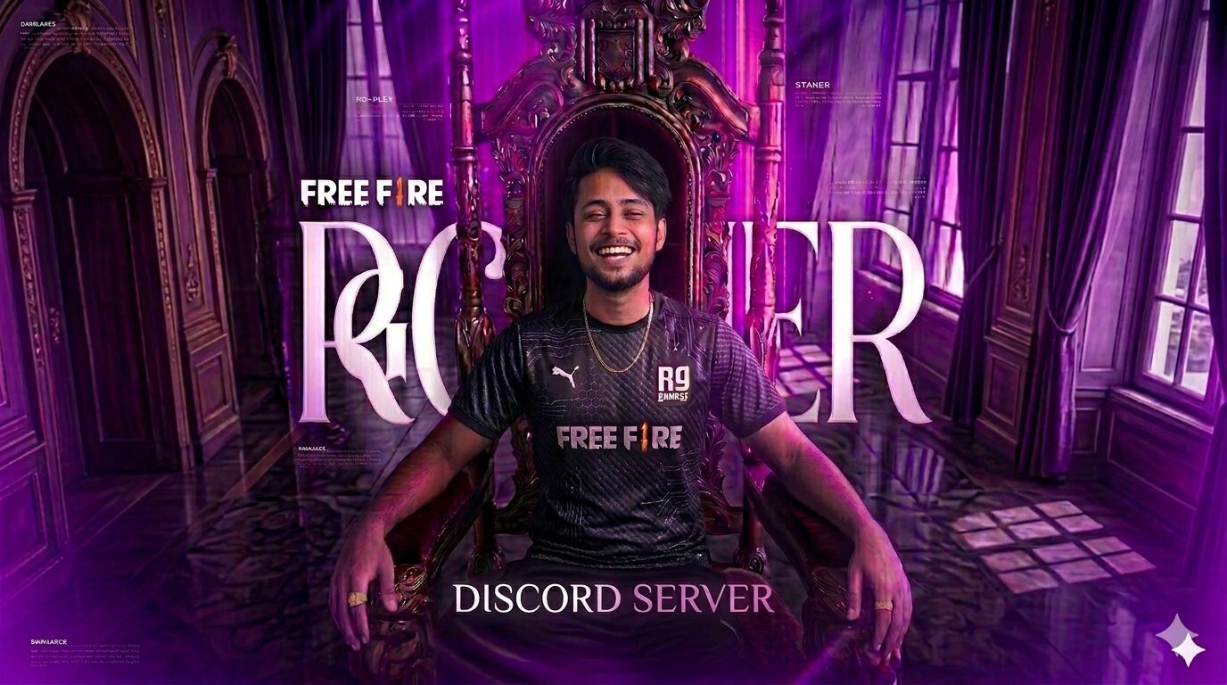 Discovery splash banner for RG GAMER Discord server