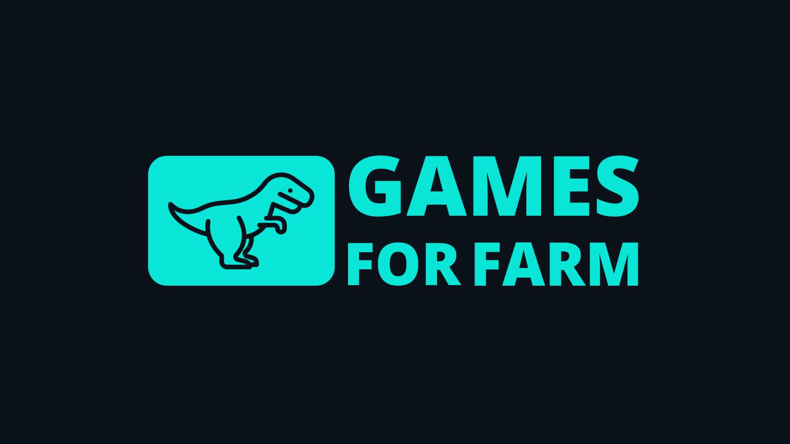 Discovery splash banner for GamesForFarm | GamesForGames Discord server