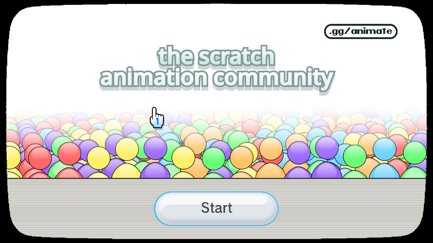 Discovery splash banner for The Scratch Animation Community Discord server