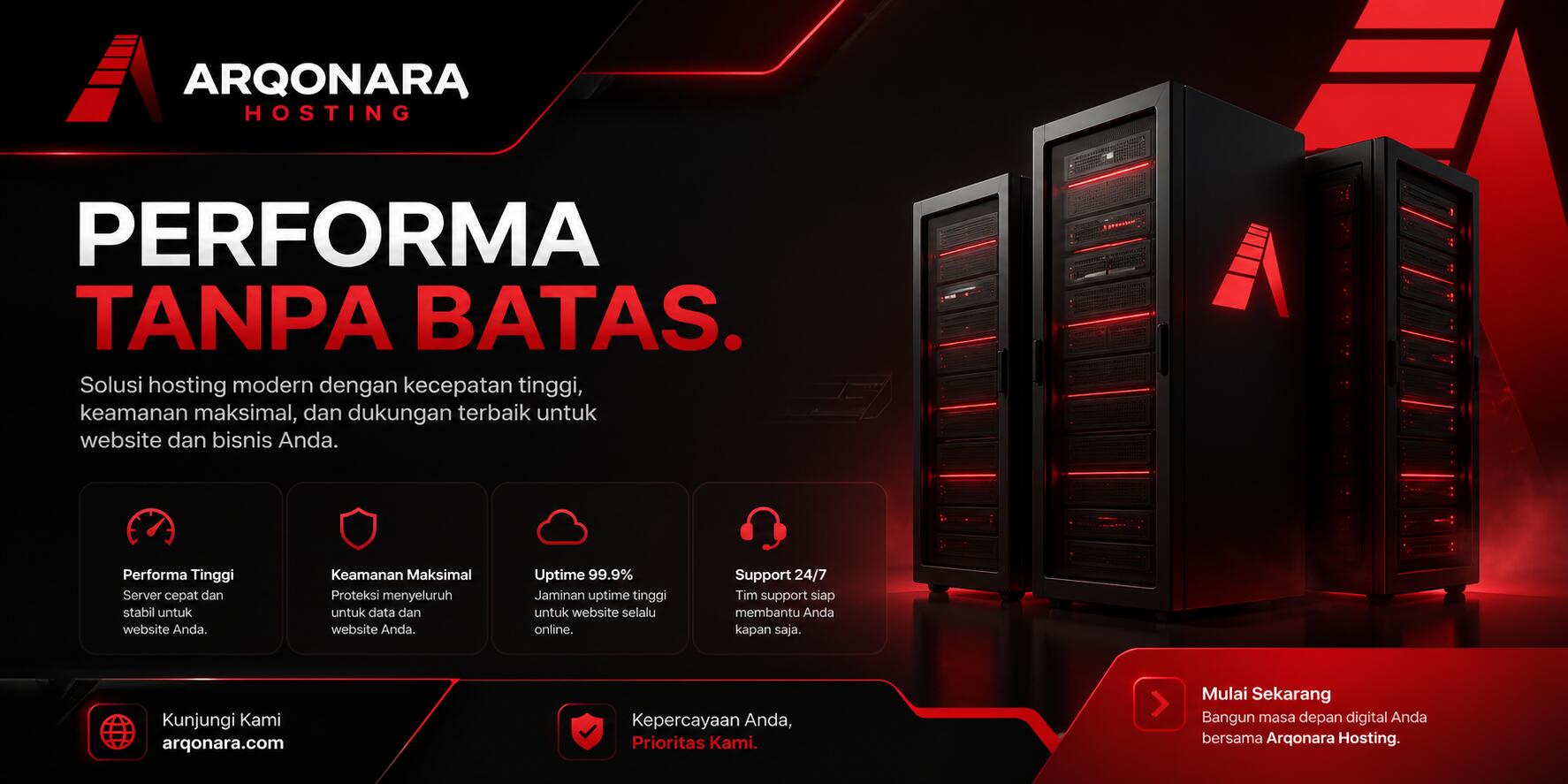 Discovery splash banner for arqonara.com | Indomitable Cloud Hosting Discord server