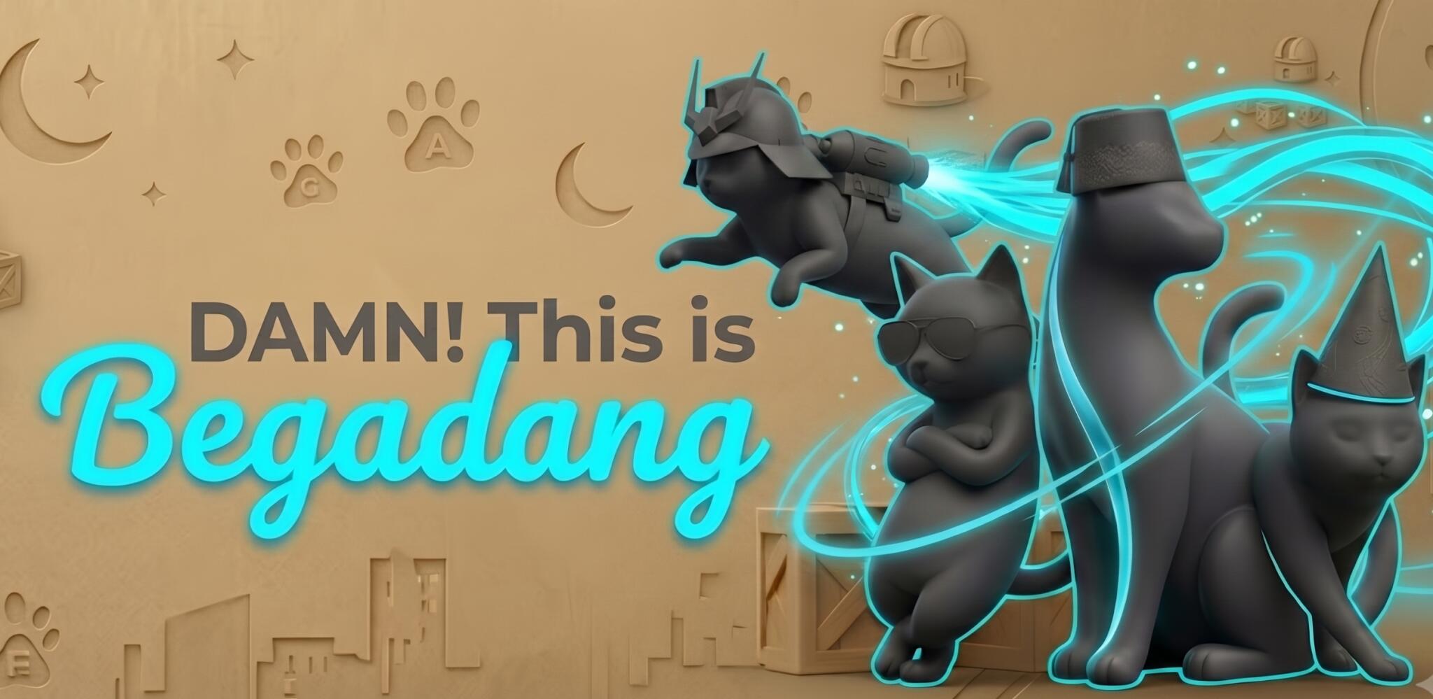 Discovery splash banner for Begadang | #DAMN Discord server