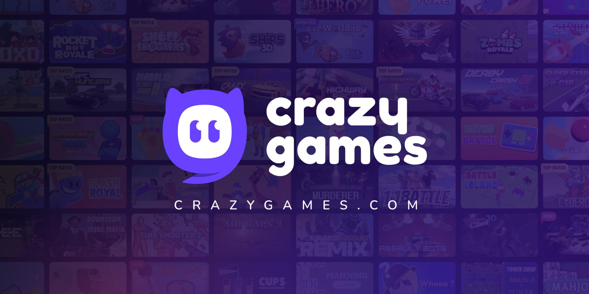 Discovery splash banner for CrazyGames Discord server