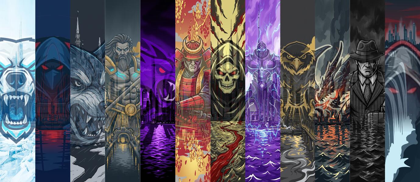 Discovery splash banner for North American COD League Discord server