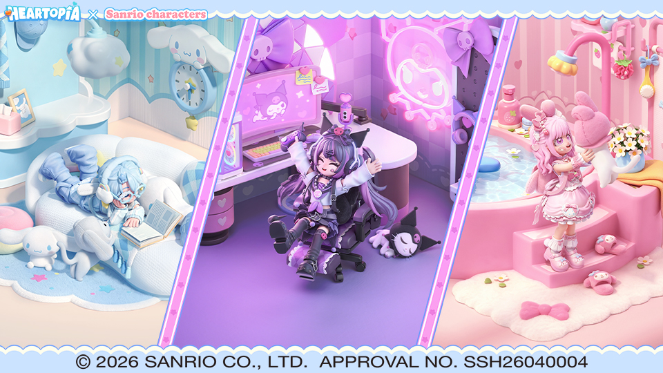 Discovery splash banner for Heartopia Discord server