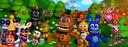 Discovery splash banner for FNAF WORLD: The Resurrection Discord server
