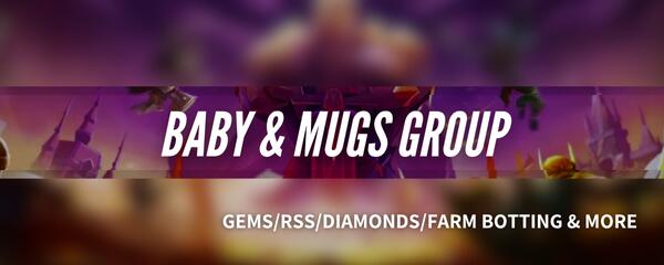 Discovery splash banner for ⭐Baby & Mugs Group⭐ Discord server