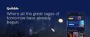 Discovery splash banner for Quibble Worlds Discord server