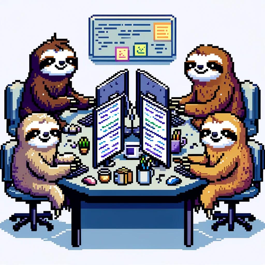 Discovery splash banner for The Sloth Society Discord server