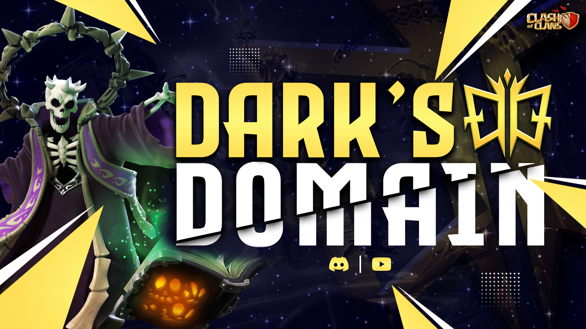Discovery splash banner for Dark’s Domain Discord server