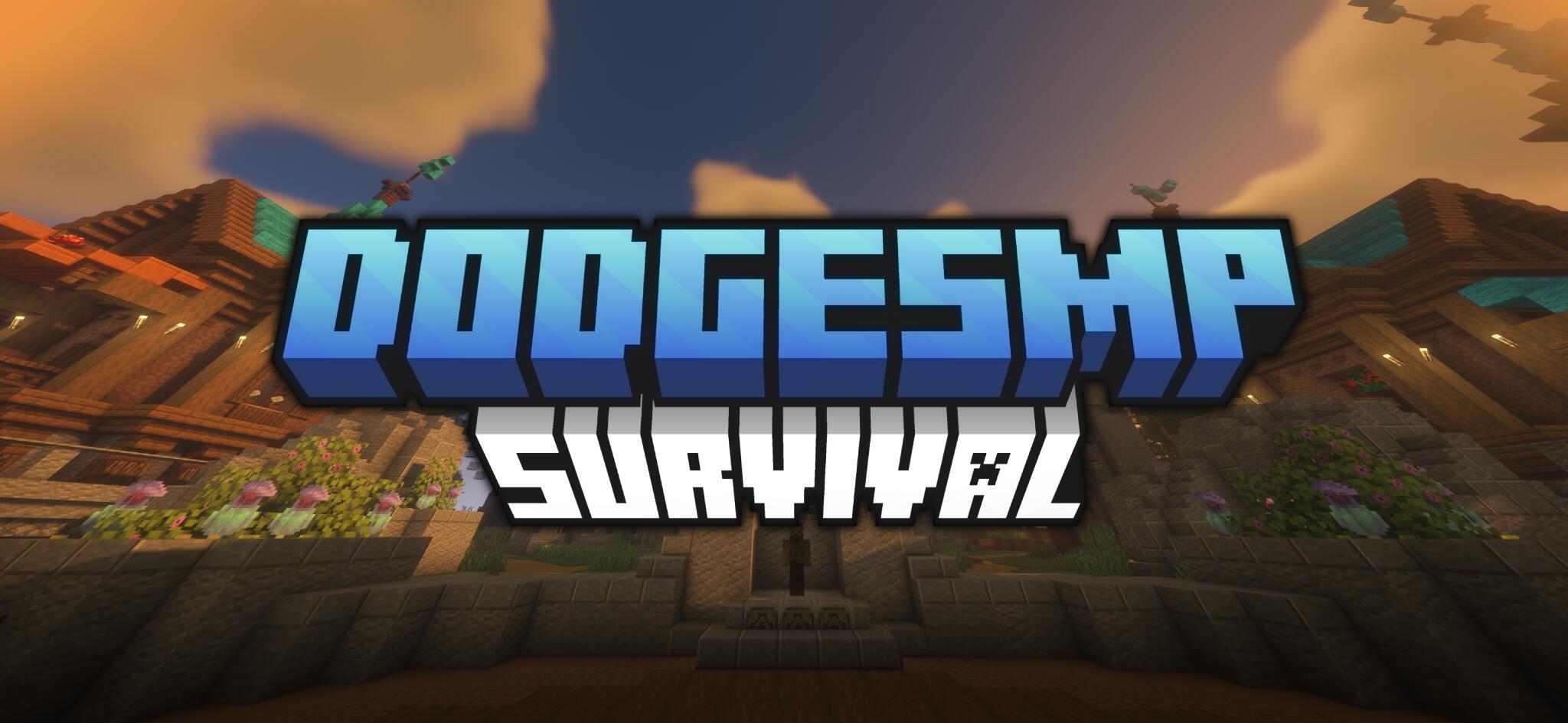 Discovery splash banner for Dodge SMP Discord server