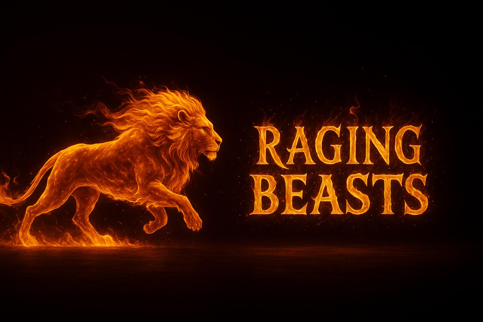 Discovery splash banner for ЯAGING BEASTS Discord server