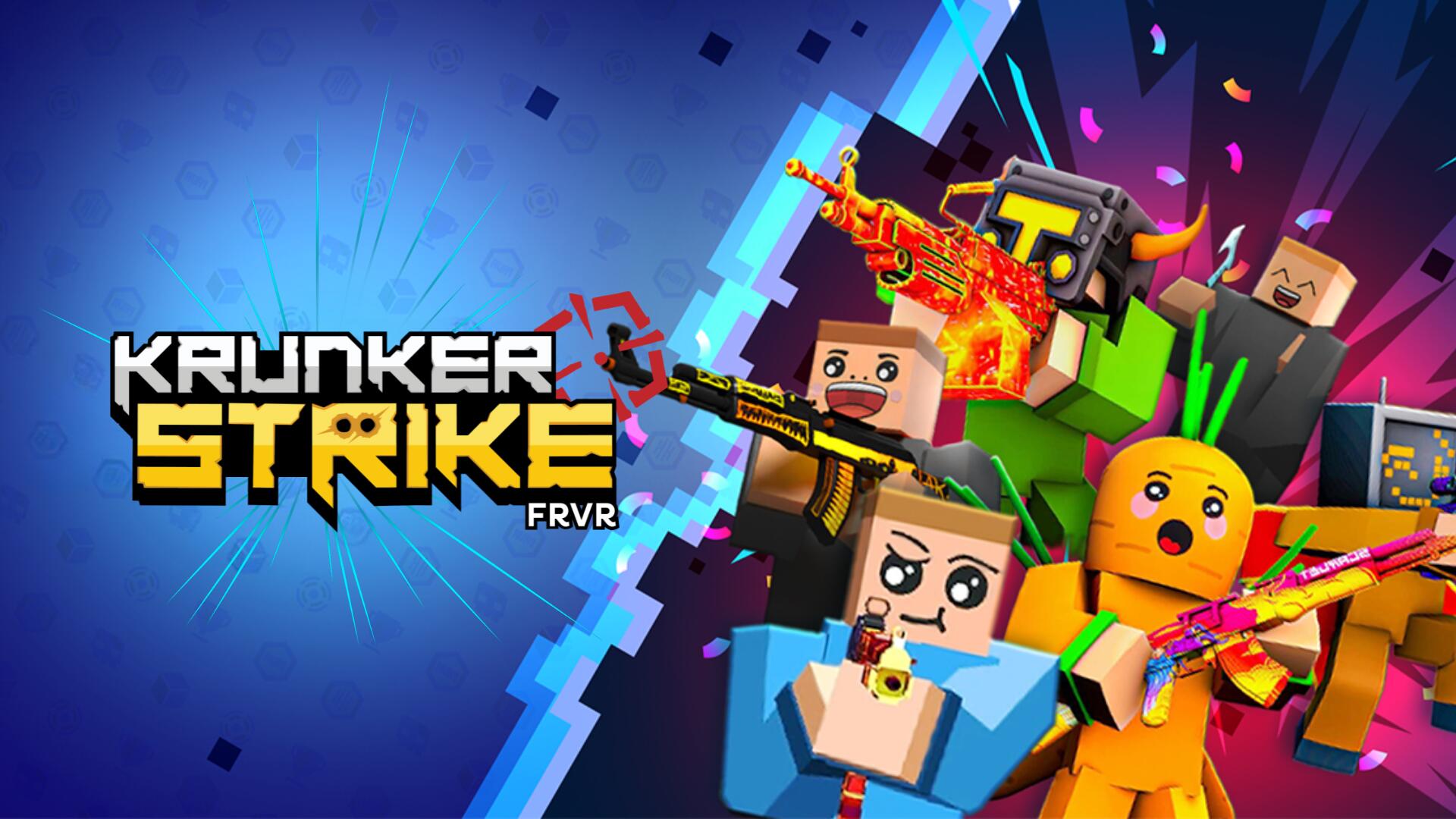 Discovery splash banner for Krunker Strike FRVR Discord server