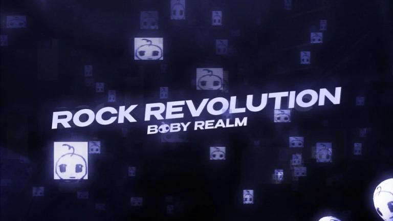 Discovery splash banner for The ROCK REVOLUTION Super Show Discord server