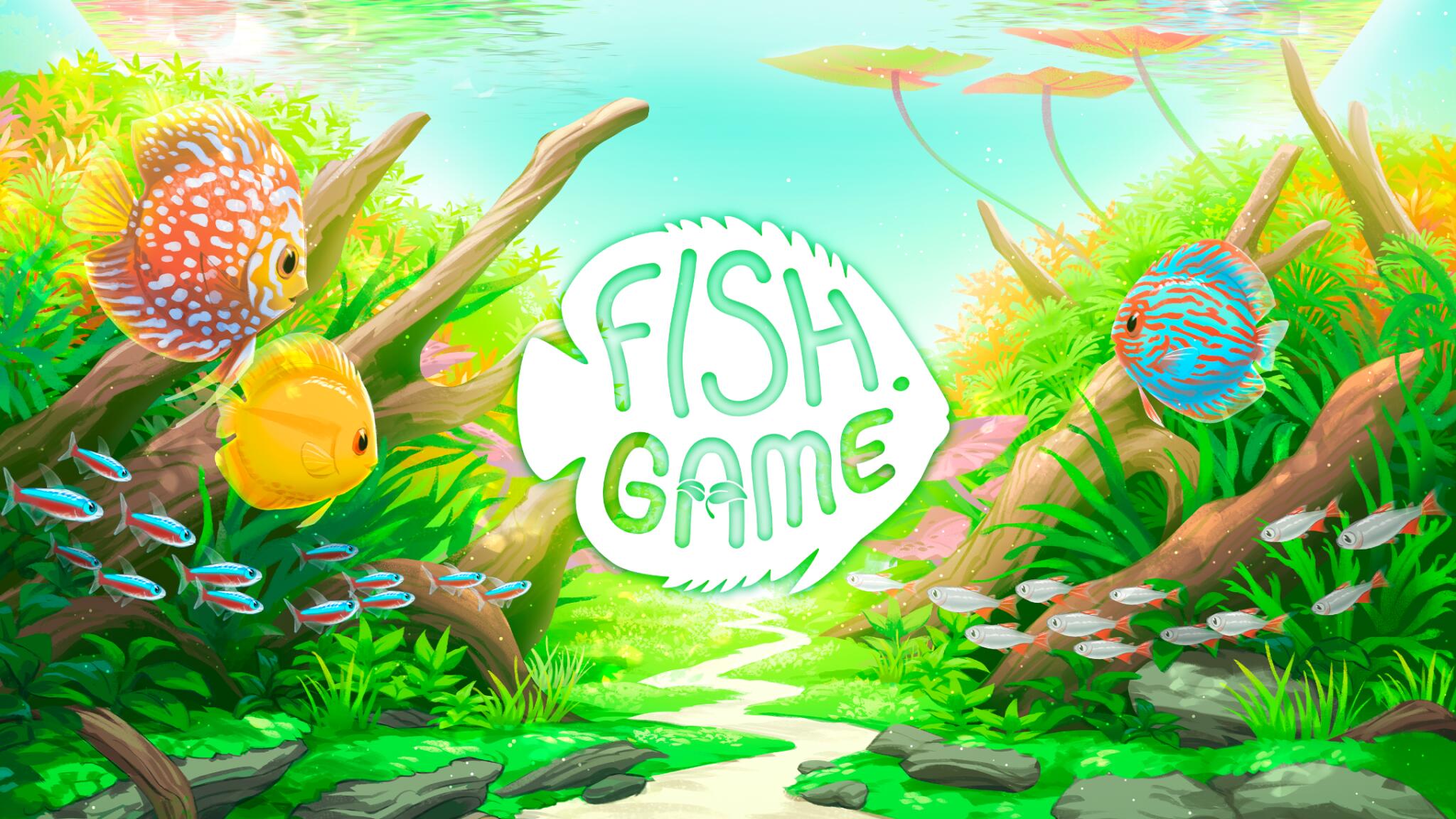 Discovery splash banner for Fish Game Discord server