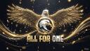 Discovery splash banner for All For One Discord server