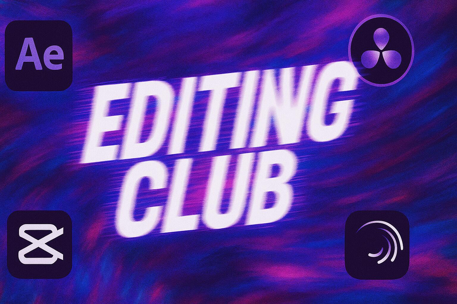 Discovery splash banner for Editing Club ᴴᴰ🎬 Discord server