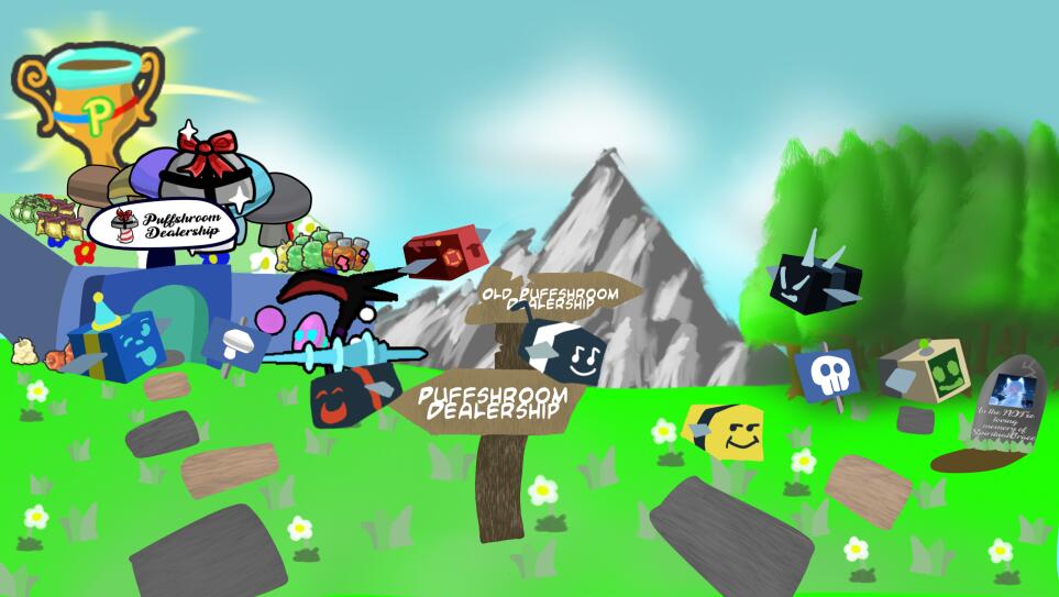 Discovery splash banner for Puffshroom Dealership Discord server