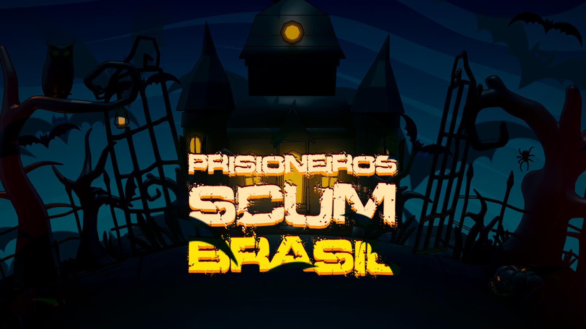 Discovery splash banner for Prisioneiros Scum Brasil Discord server