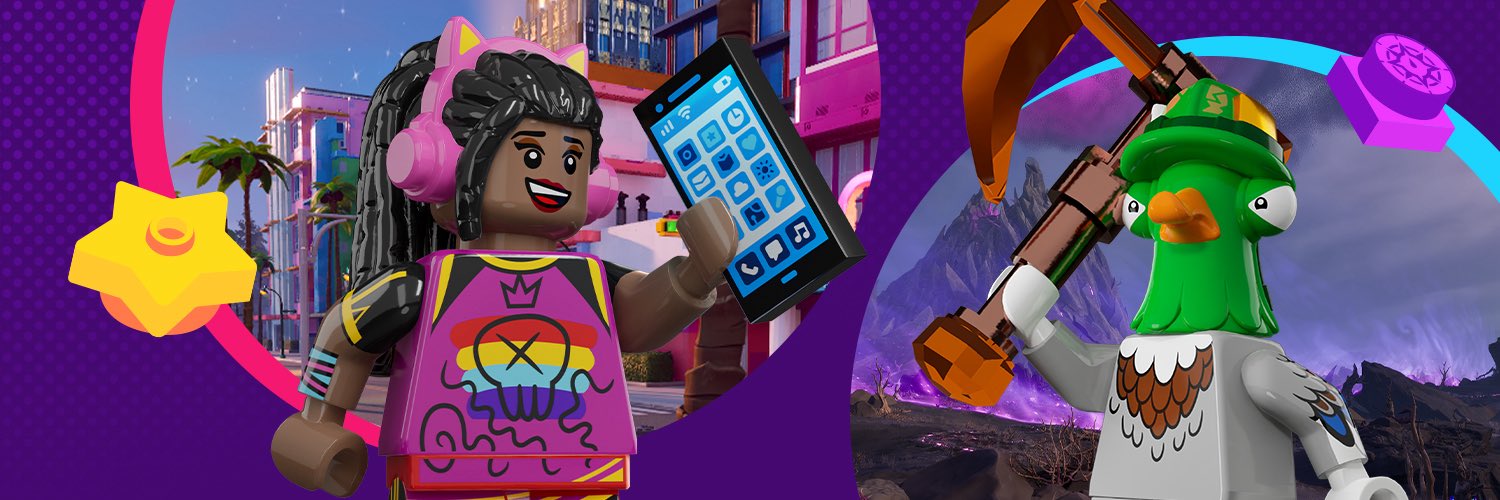 Discovery splash banner for Official LEGO Fortnite Discord server