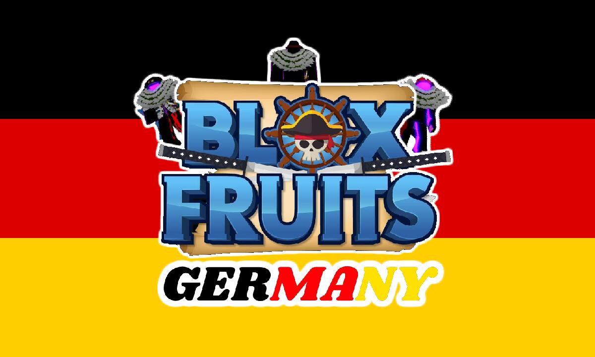 Discovery splash banner for Blox Fruits Deutschland Discord server