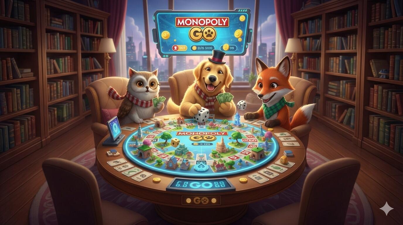 Discovery splash banner for Monopoly Go! FR ๐ฒ Discord server