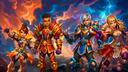Discovery splash banner for Gods Arena Online Discord server