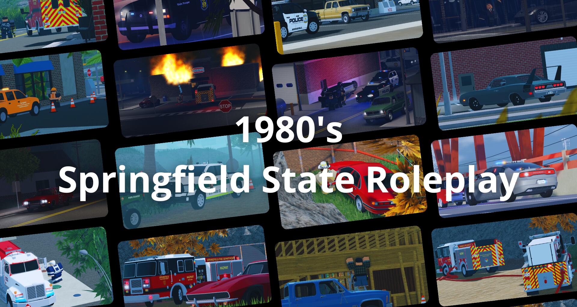 Discovery splash banner for ☀ 1980's Springfield Roleplay Discord server