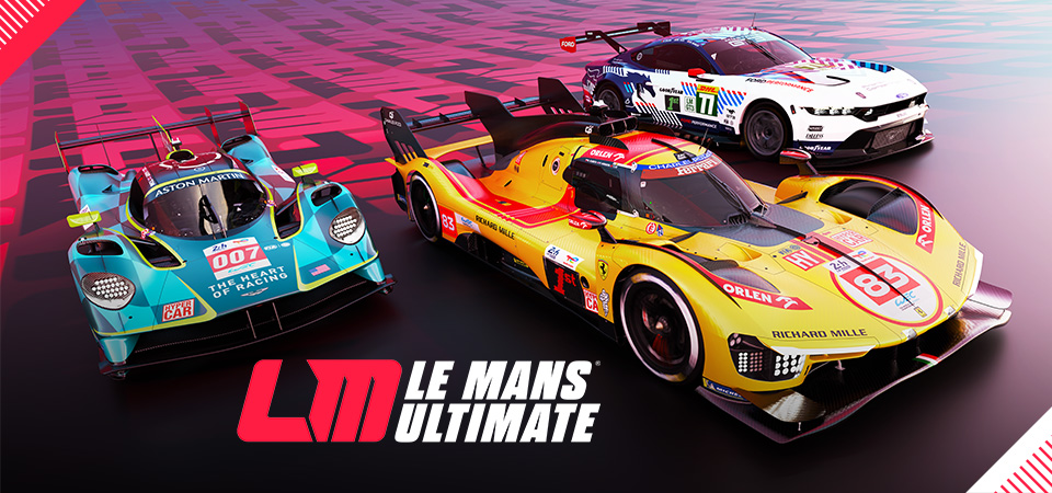Discovery splash banner for Le Mans Ultimate Discord server
