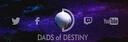Discovery splash banner for Dads of Destiny Discord server