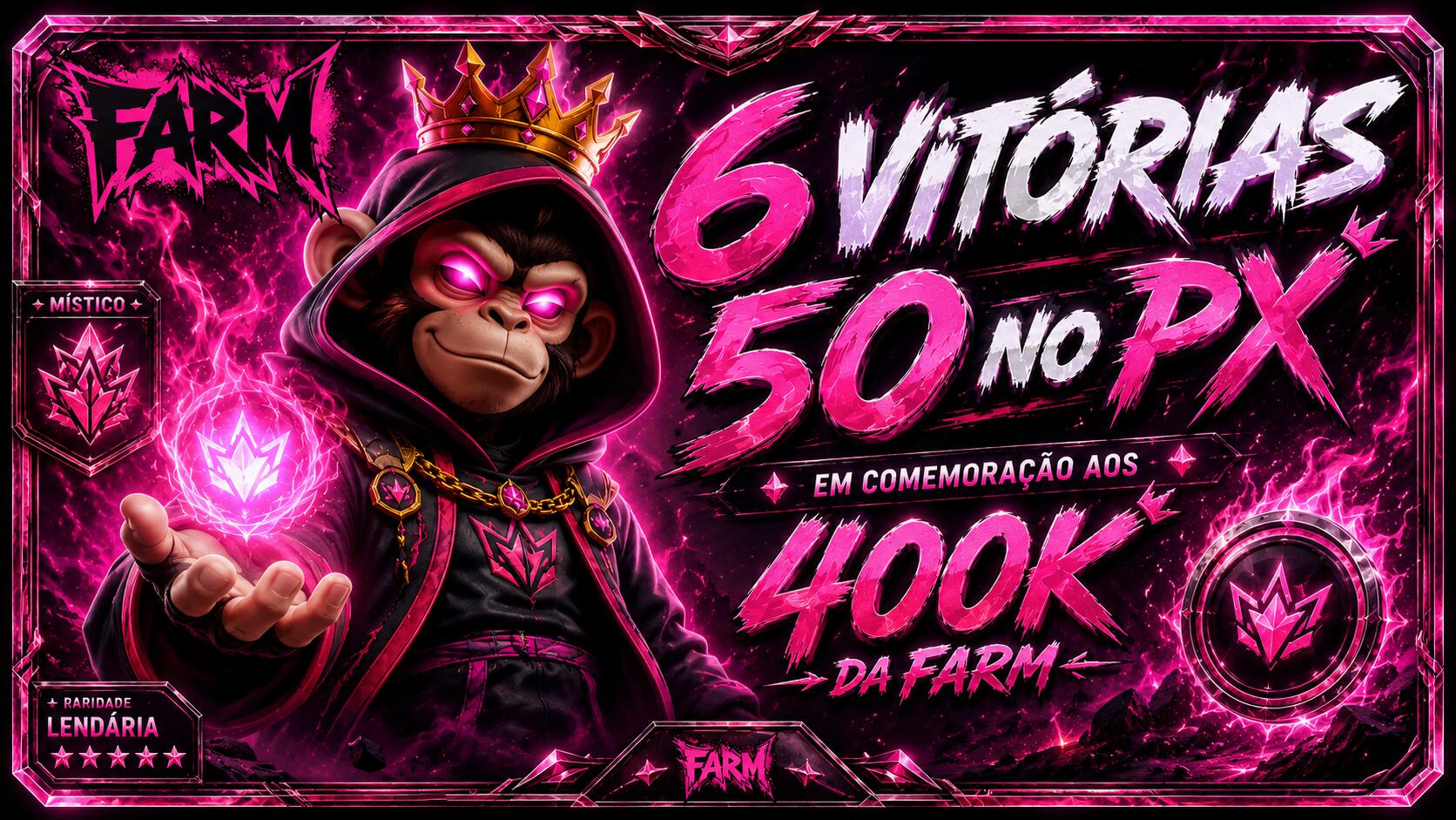 Discovery splash banner for FARM 🐵 TAXA 50C Discord server
