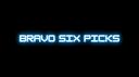 Discovery splash banner for Bravo Six Picks | Sports Betting Discord server