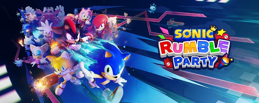 Discovery splash banner for Sonic Rumble Party Discord server