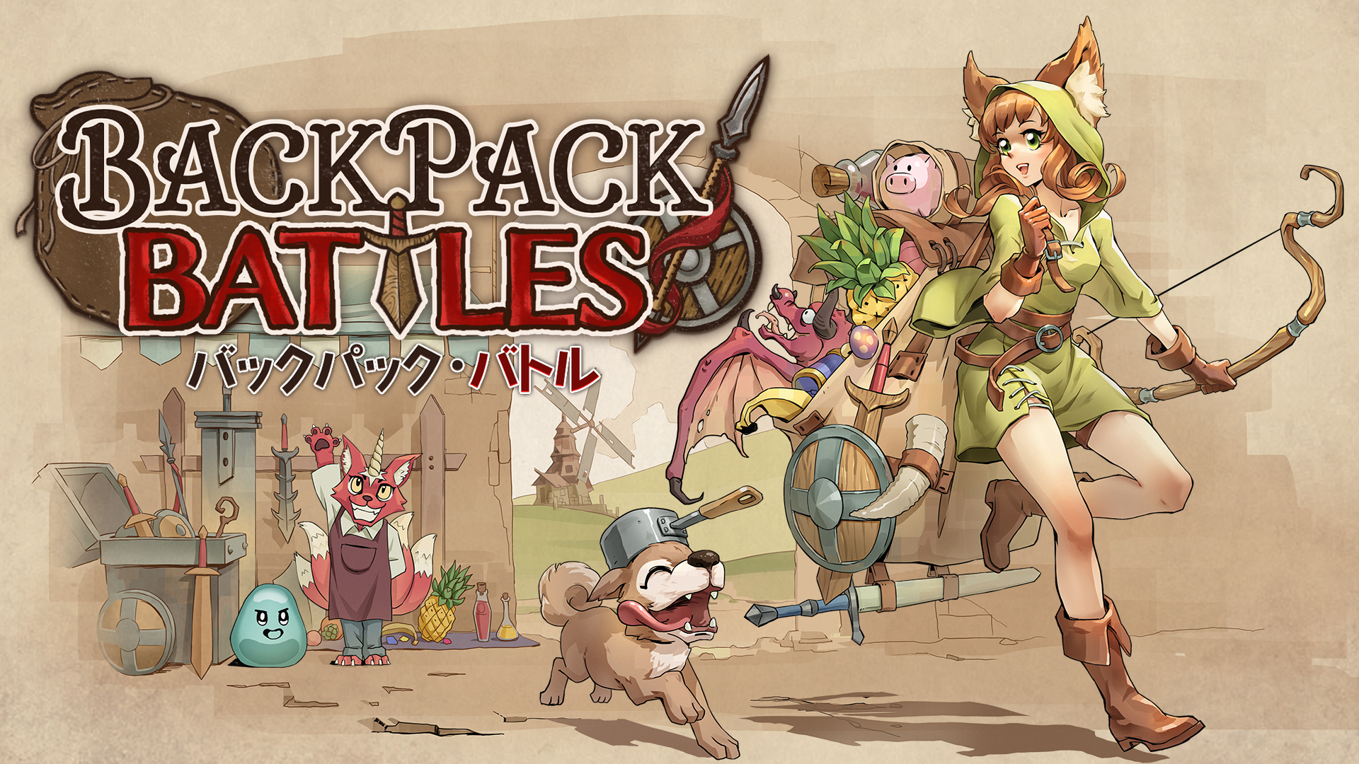 Discovery splash banner for BACKPACK BATTLES:バックパック・バトル日本公式サーバー Discord server