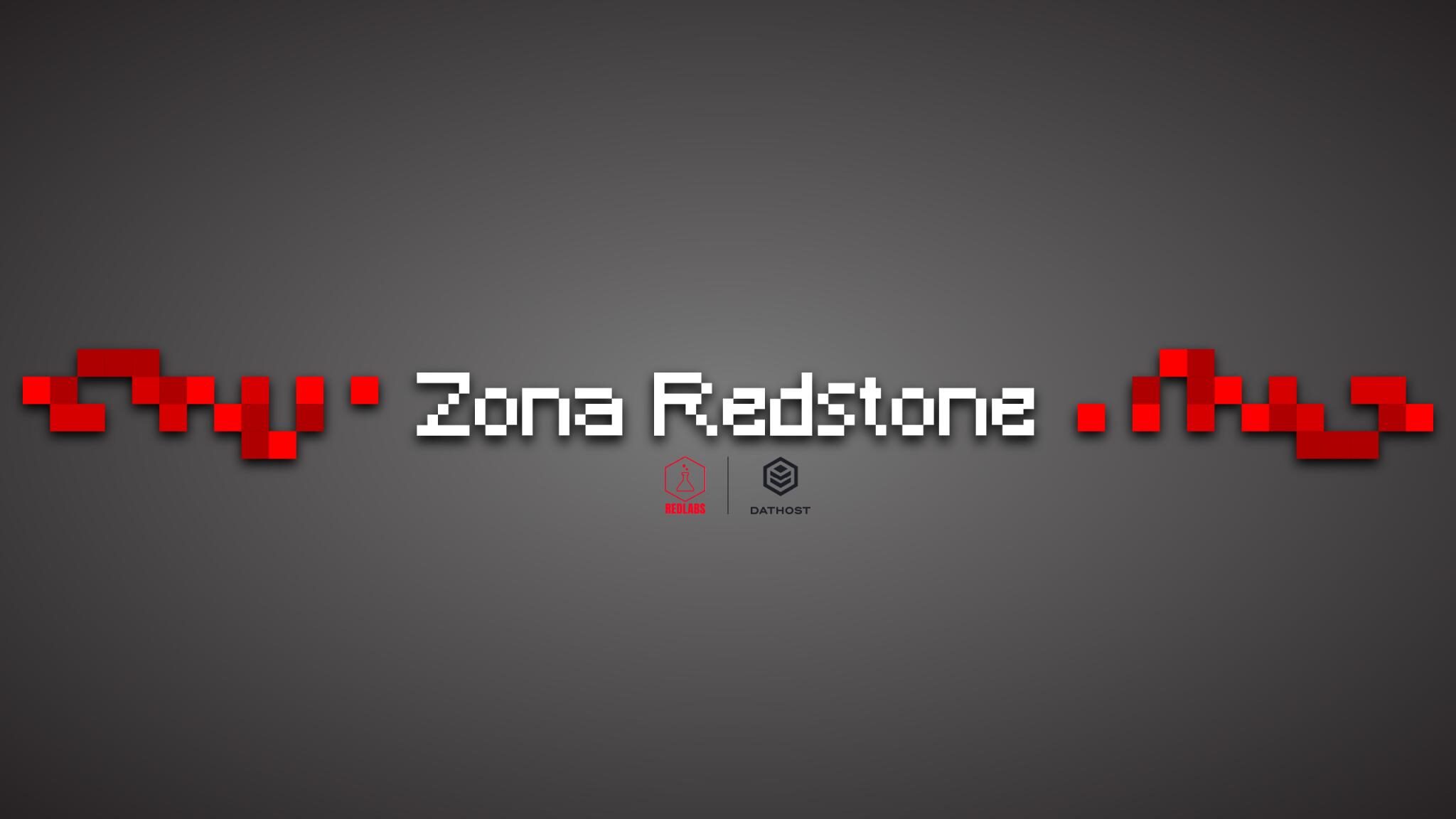 Discovery splash banner for Zona Redstone Discord server