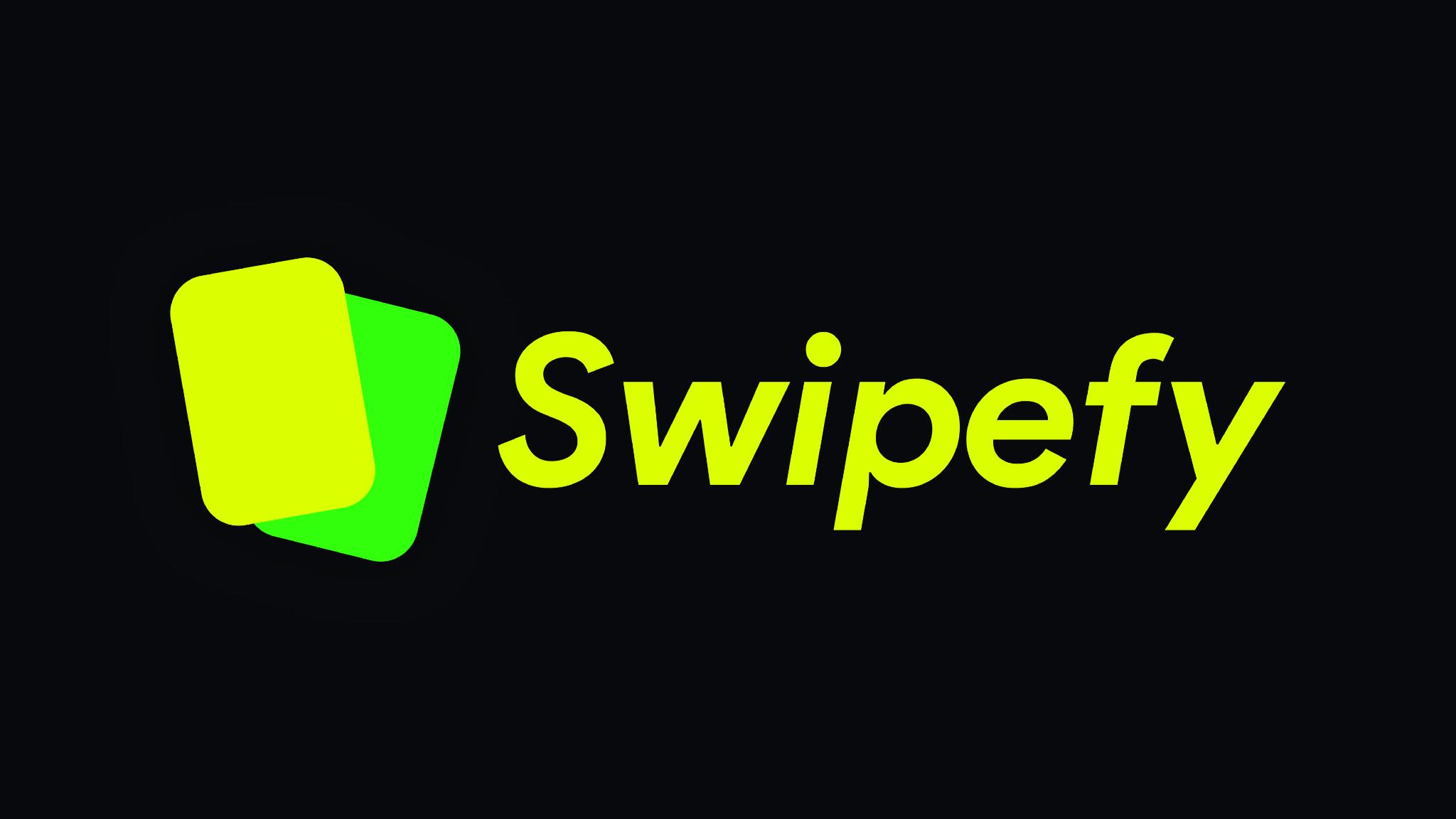Discovery splash banner for Swipefy for Spotify & Apple Music Discord server
