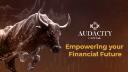 Discovery splash banner for AudaCity Capital Discord server
