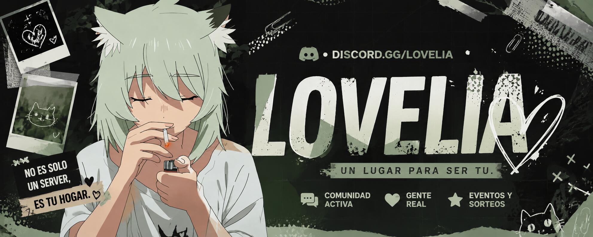 Discovery splash banner for LOVELIA SOCIAL ✧ | Amigos Comunidad Romance | (ES) 💞 Discord server