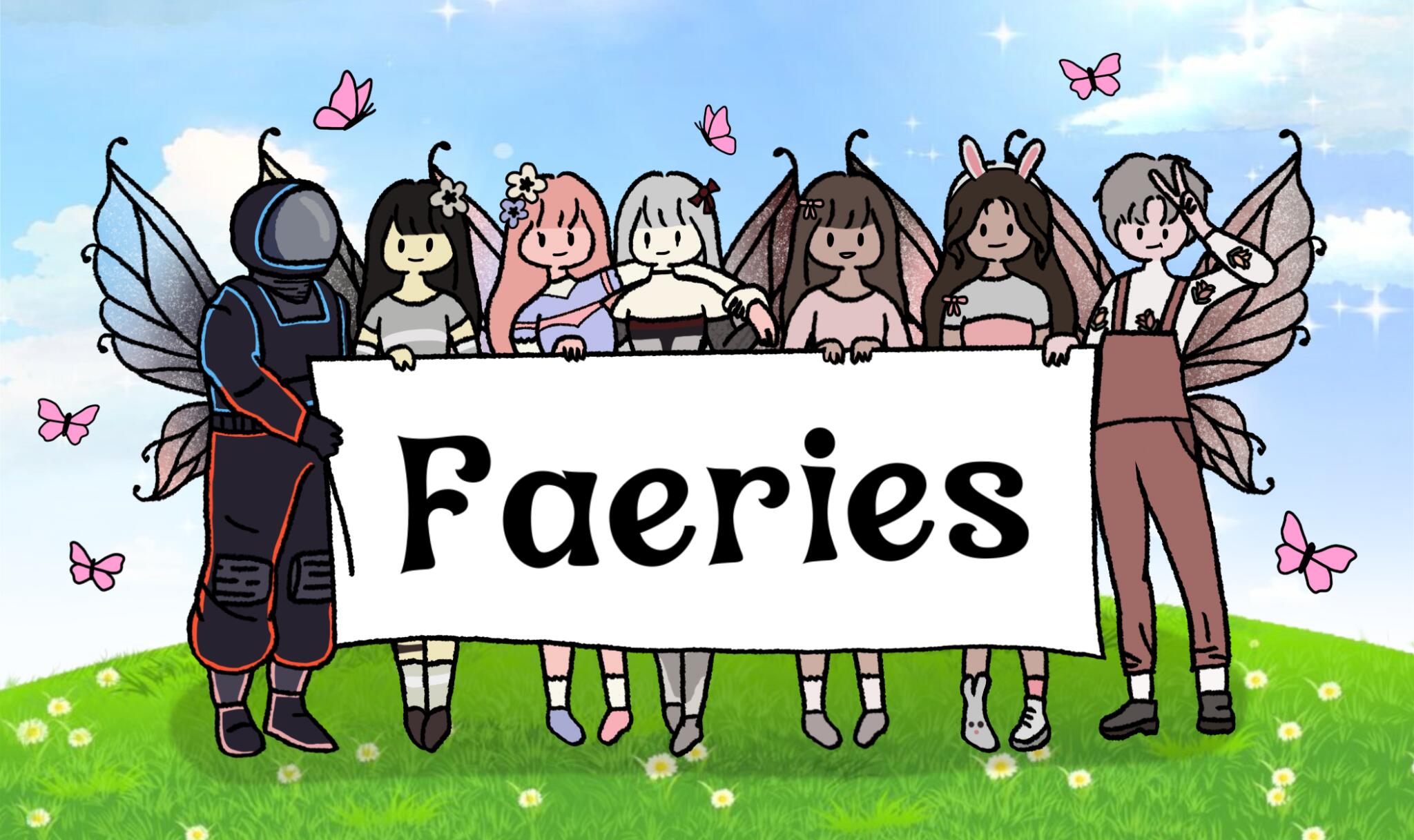 Discovery splash banner for Faeries ʚɞ Discord server